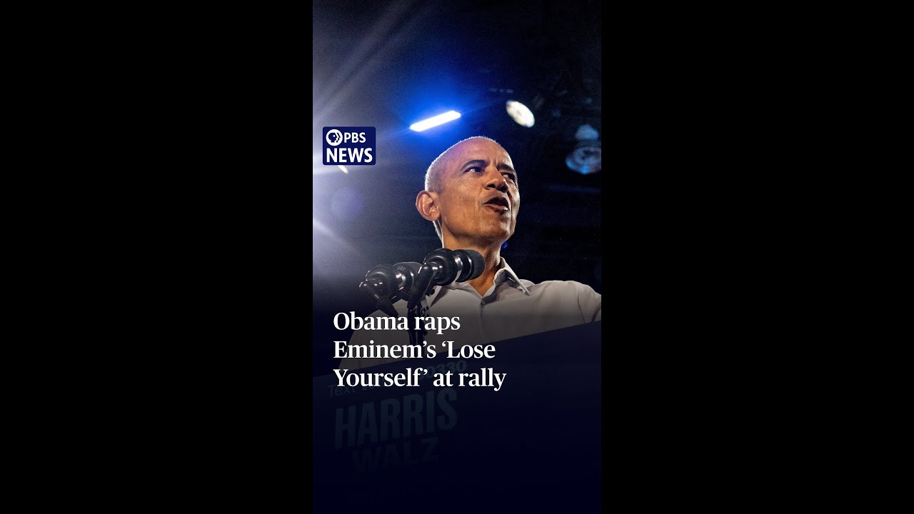 Obama raps Eminem's 'Lose Yourself' at rally